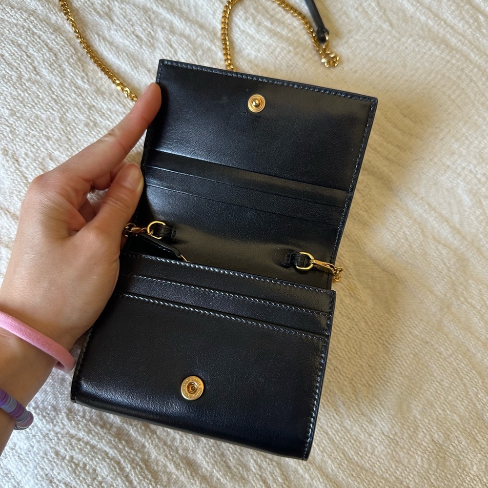 Saint Laurent mini crossbody chain wallet - Picture 9 of 13